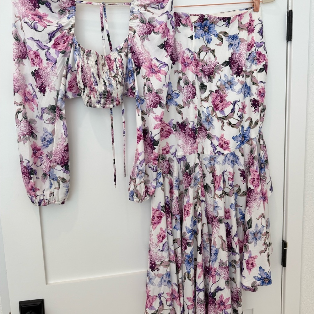 Cami NYC Leilana skirt & crop top